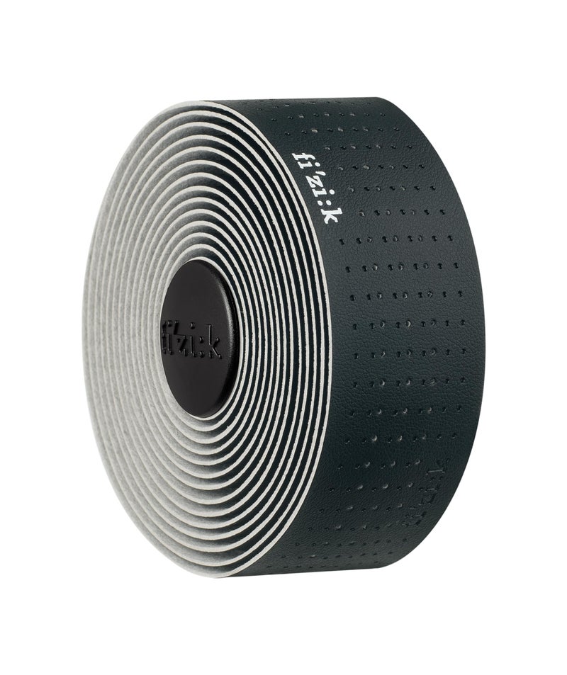 Fizik Tempo Microtex Classic,Road Bike Performance bar Tape, Black, 2mm - Image 1